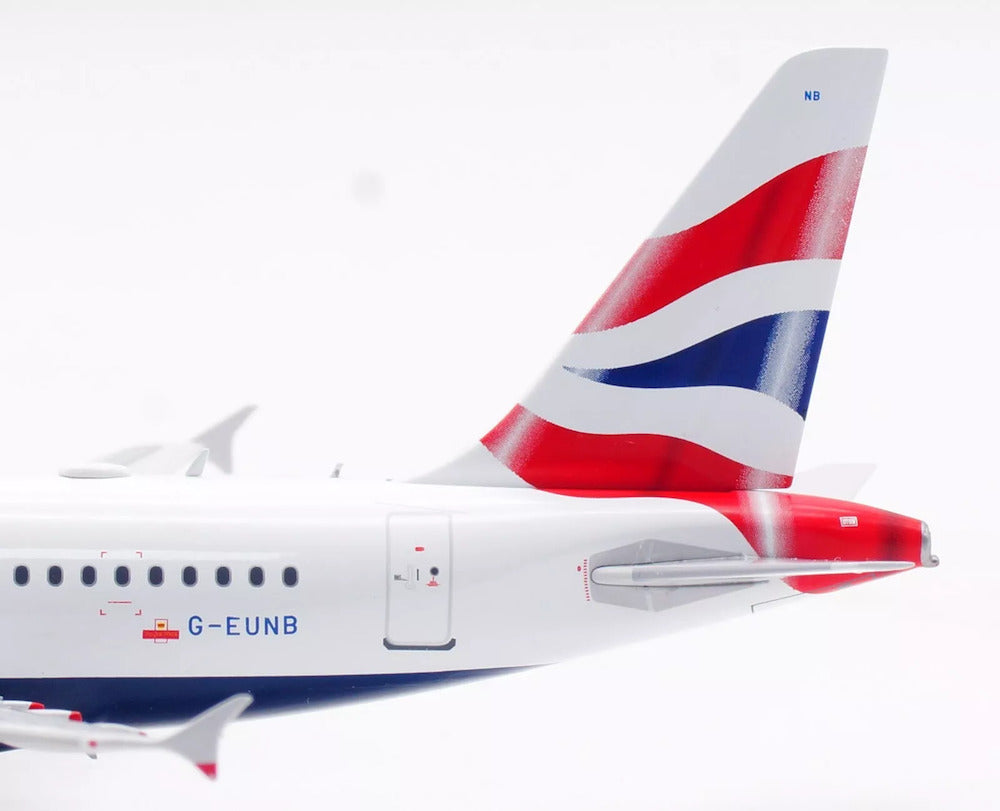 British Airways (Red Nose Livery) / Airbus A318 / G-EUNB / ARDBA123 / elaviadormodels
