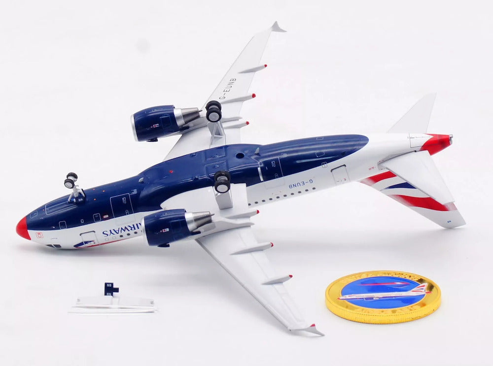 British Airways (Red Nose Livery) / Airbus A318 / G-EUNB / ARDBA123 / elaviadormodels