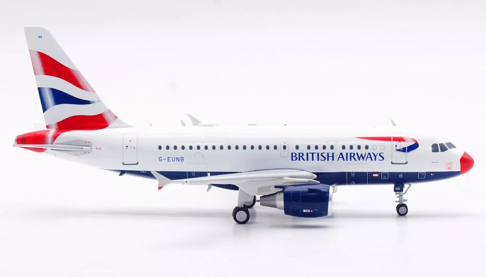 British Airways (Red Nose Livery) / Airbus A318 / G-EUNB / ARDBA123 / elaviadormodels