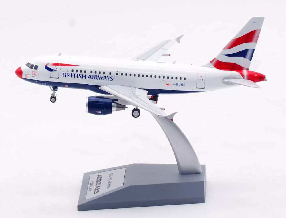 British Airways (Red Nose Livery) / Airbus A318 / G-EUNB / ARDBA123 / elaviadormodels