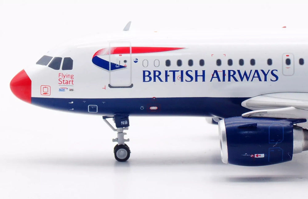 British Airways (Red Nose Livery) / Airbus A318 / G-EUNB / ARDBA123 / elaviadormodels