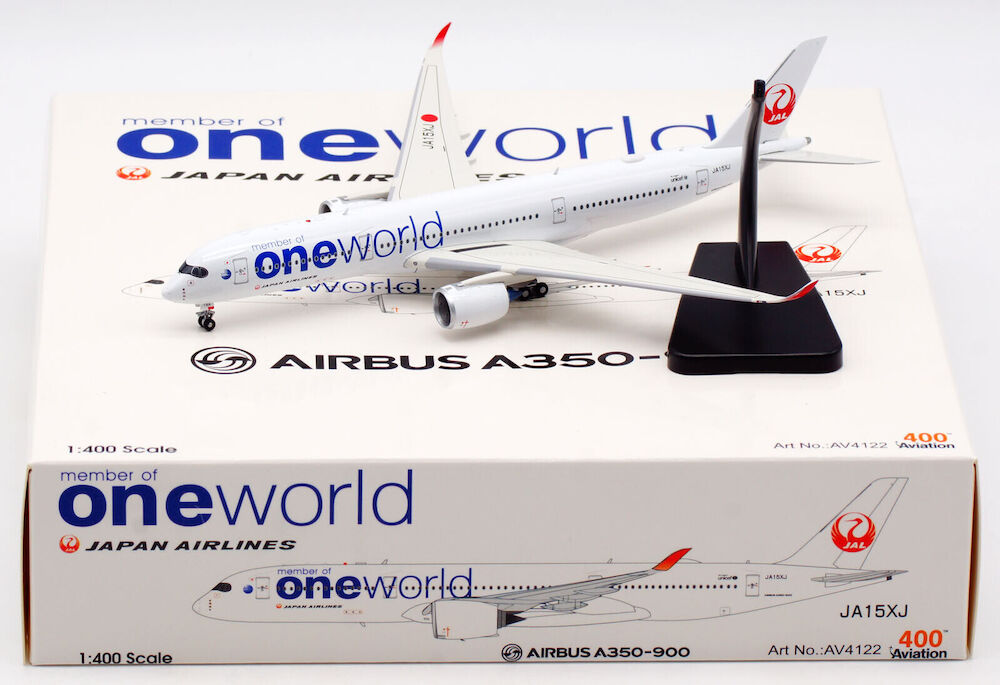 Japan Airlines (Oneworld) / Airbus A350-941 / JA15XJ / AV4122 / elaviadormodels