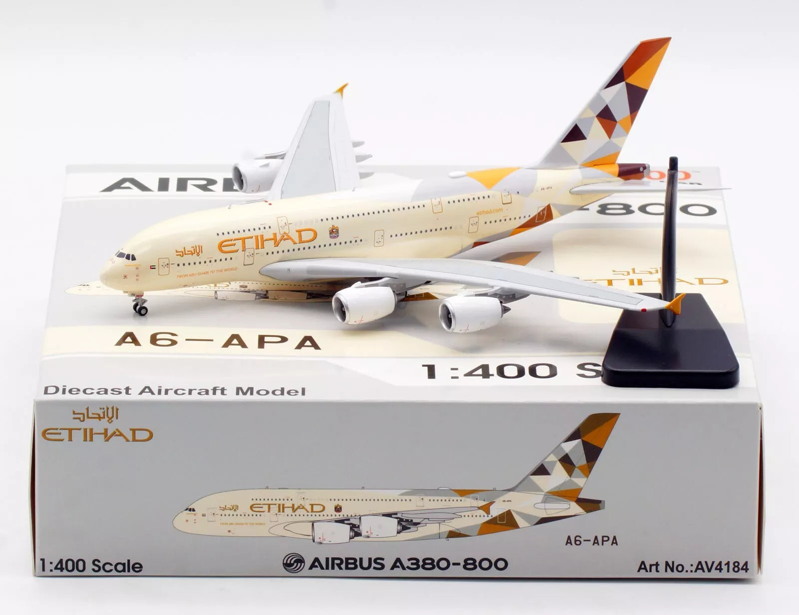 Etihad / Airbus A380-841 / A6-APA / AV4184 / 1:400 elaviadormodels