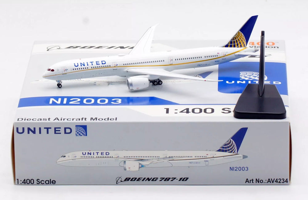 United Airlines / Boeing 787-10 Dreamliner / N12003 / AV4234 / elaviadormodels