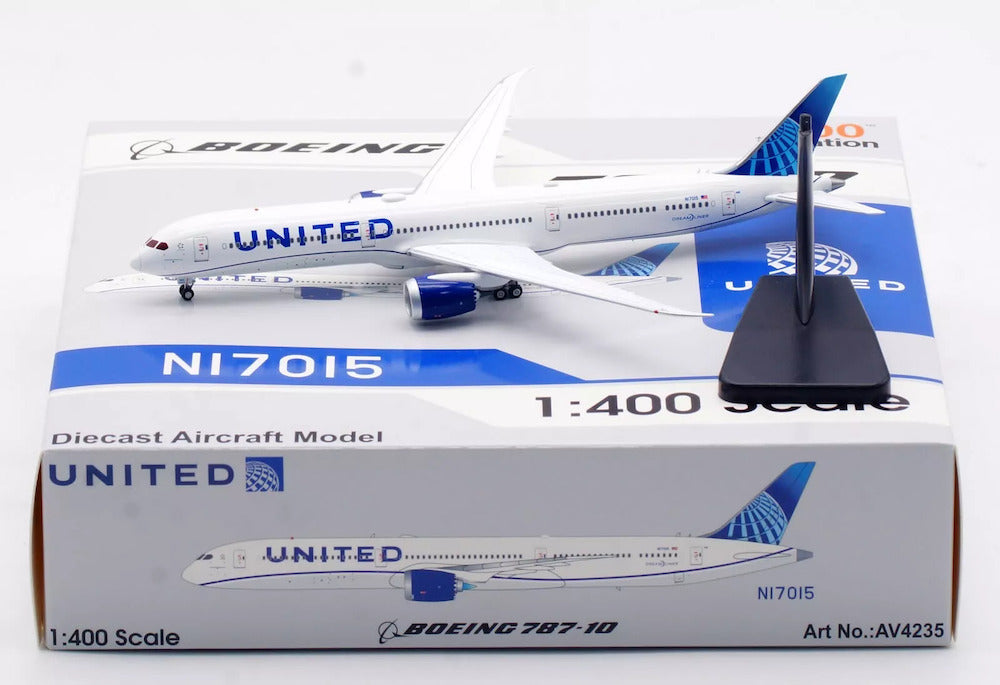 United Airlines / Boeing 787-10 Dreamliner / N17015 / AV4235 / elaviadormodels