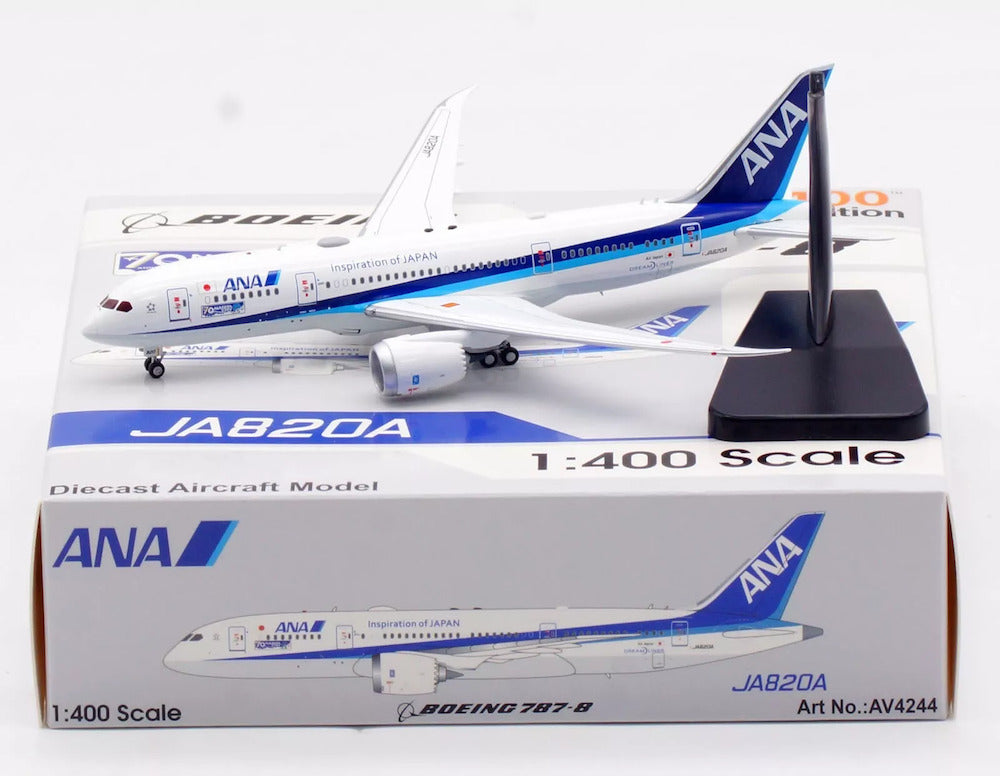 All Nippon Airways / Boeing 787-8 Dreamliner / JA802A / AV4244 / elaviadormodels