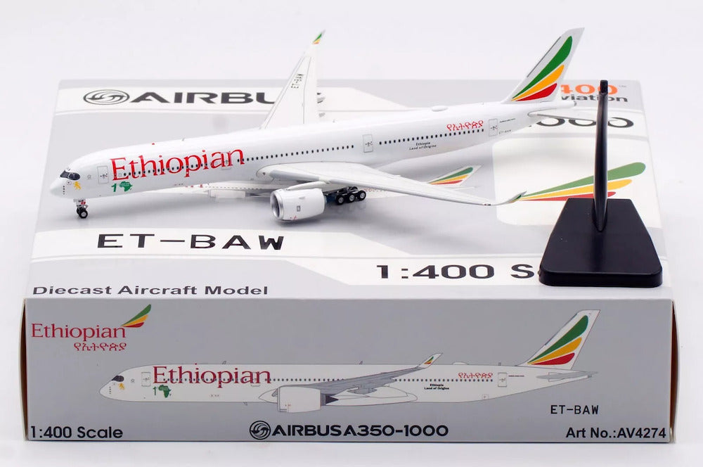 Ethiopian Airlines / Airbus A350-1041 / ET-BAW / AV4274 / elaviadormodels