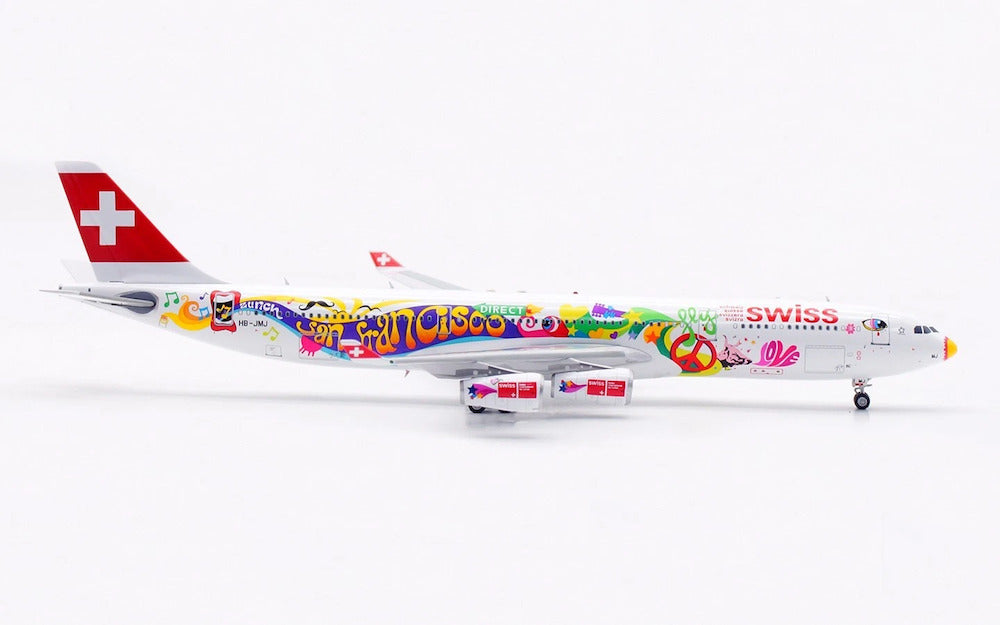 Swiss (San Francisco Livery) / Airbus A340-300 / HB-JMJ / AV4319 / elaviadormodels