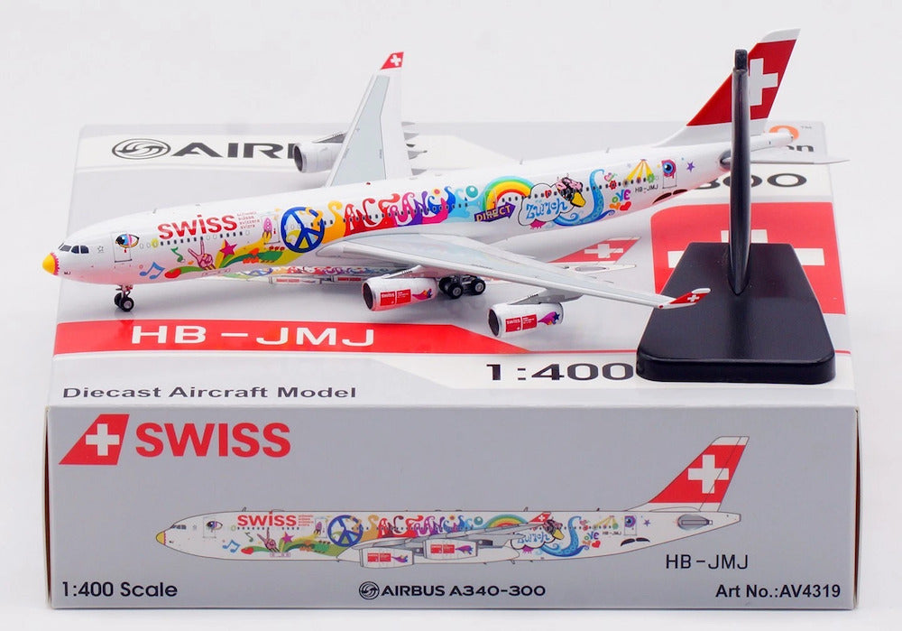 Swiss (San Francisco Livery) / Airbus A340-300 / HB-JMJ / AV4319 / elaviadormodels