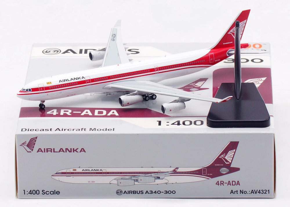 Air Lanka / Airbus A340-300 / 4R-ADA / AV4321 / elaviadormodels