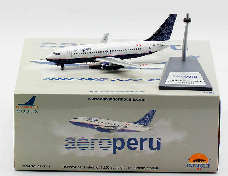 AeroPeru / Boeing 737-200 / OB- EAV1711 / EAV1711 / 1:200 elaviadormodels