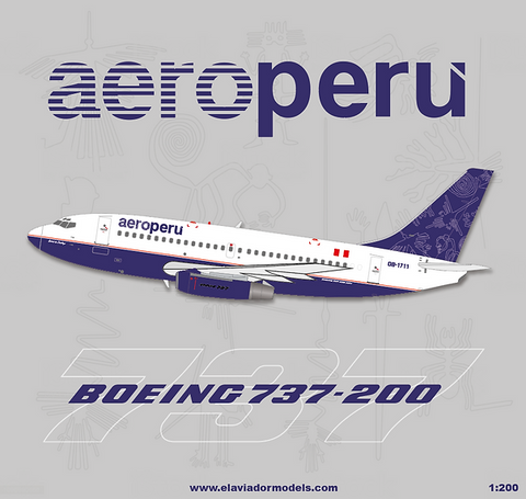 AeroPeru / Boeing 737-200 / OB- EAV1711 / EAV1711 / 1:200