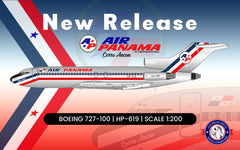 Air Panama / Boeing 727-100 / HP-619 / EAV619 / 1:200 elaviadormodels