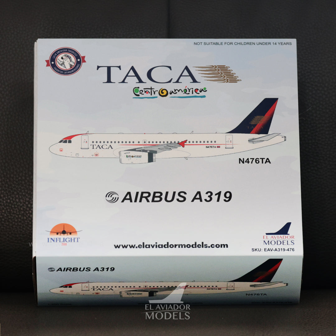 Taca / Airbus A319 / N476TA / EAV-A319-476 / 1:200
