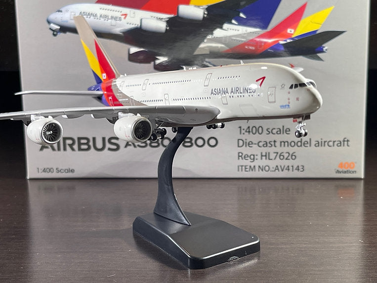 Asiana Airlines / Airbus A380-841 / HL7626 / AV4143 / 1:400