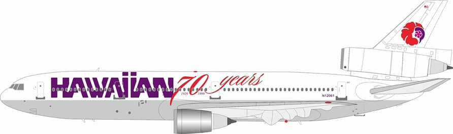 Hawaiian / McDonnell Douglas DC-10-30 / N12061 / B-103-061 / 1:200 elaviadormodels