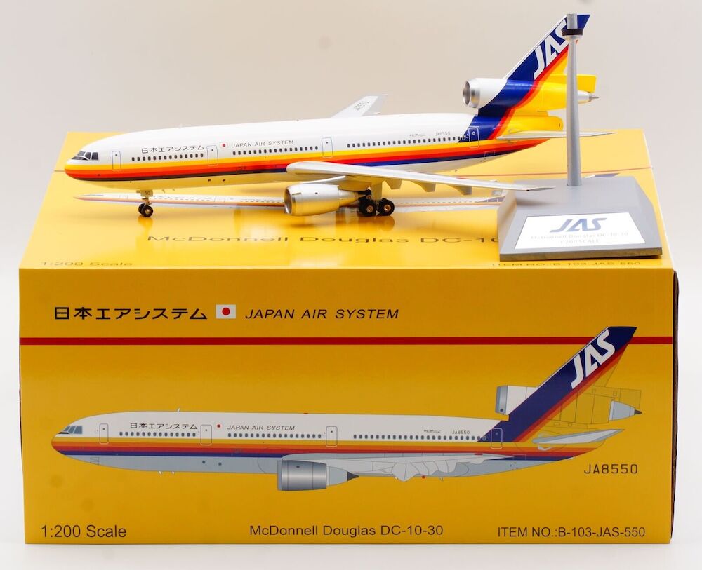 Japan Air System – JAS / McDonnell Douglas DC-10-30 / JA8550 / B-103-JAS-550 / elaviadormodels