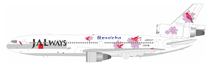 JALways - Reso`cha / Mc Donnell Douglas DC-10-40I / JA8547 / B-104-IAW-547 / 1:200 elaviadormodels