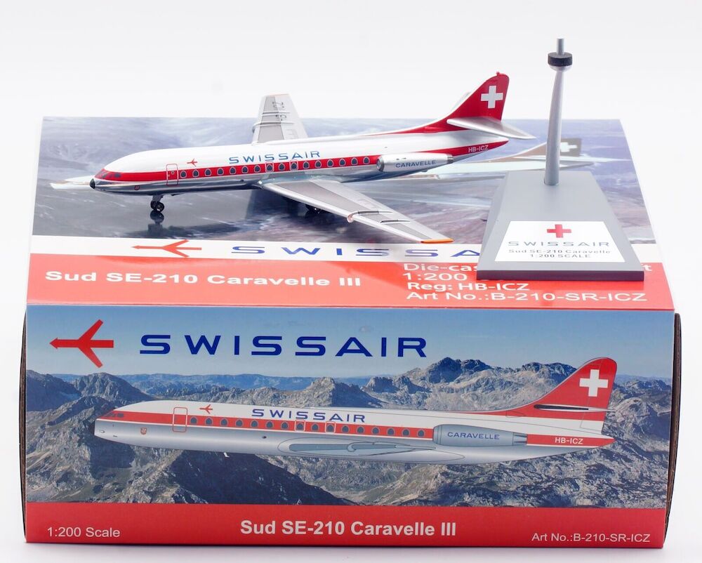 Swissair / Sud SE-210 Caravelle / HB-ICZ / B-210-SR-ICZ / elaviadormodels