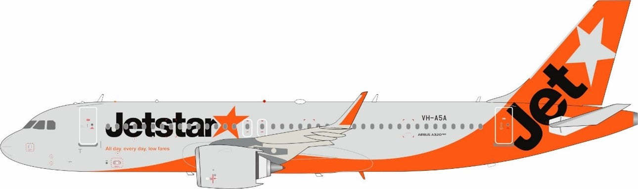 Jetstar Airways / Airbus A320-251N / VH-A5A / B-320-ASA / 1:200 elaviadormodels