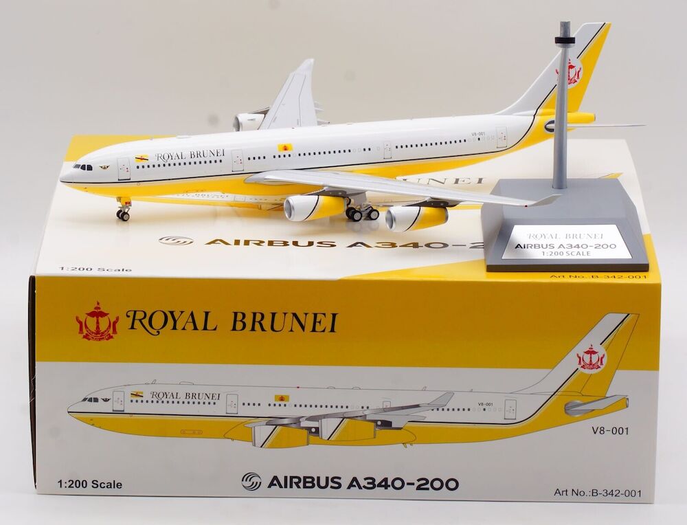 Royal Brunei Airlines / Airbus A340-200 / V8-001 / B-342-001 / elaviadormodels