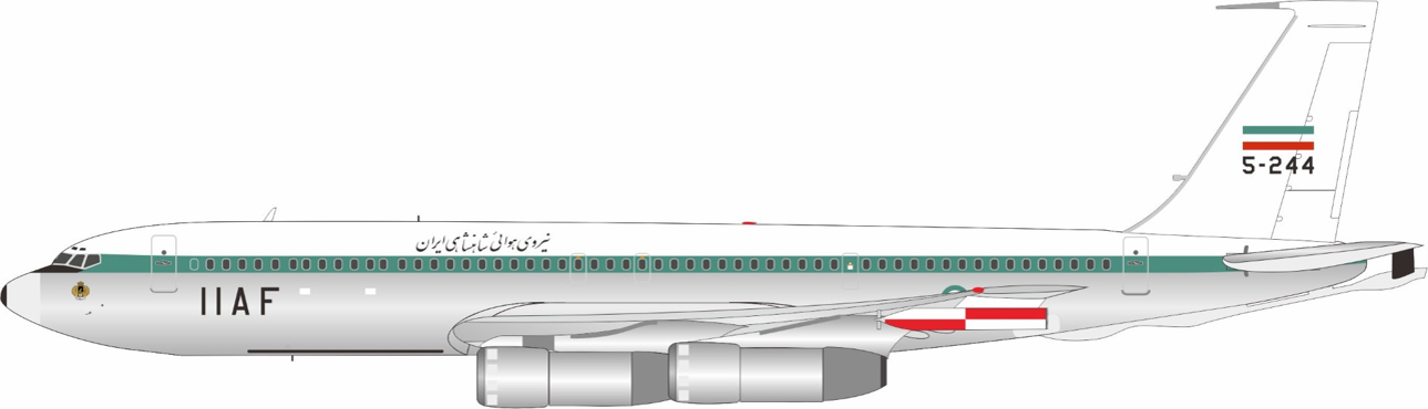 Iran Air Force / Boeing 707-3J9C / 5-244 / B-707-244 / 1:200 elaviadormodels