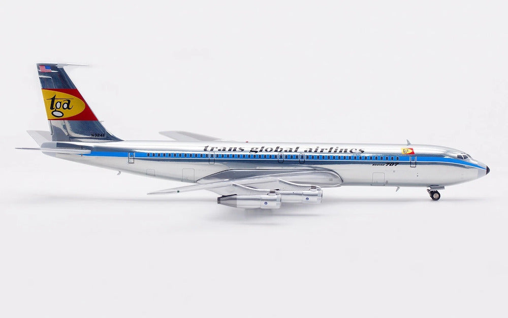 Trans Global Airlines / Boeing B707-300 / N324F / B-707-AIRPORT-55-P / elaviadormodels