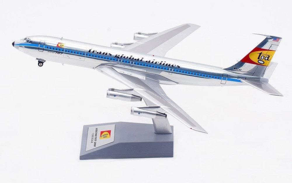 Trans Global Airlines / Boeing B707-300 / N324F / B-707-AIRPORT-55-P / elaviadormodels