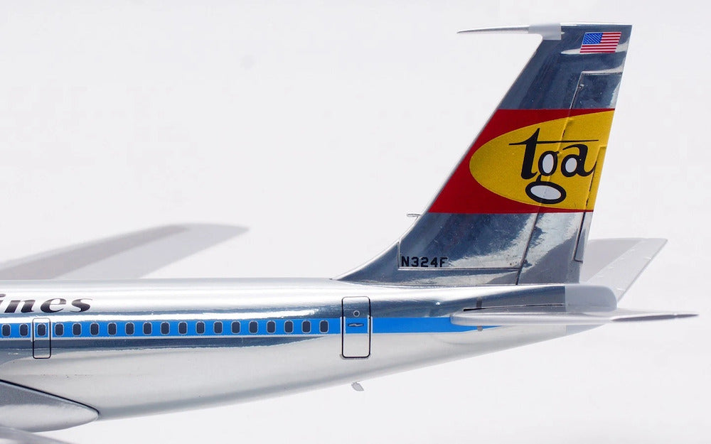 Trans Global Airlines / Boeing B707-300 / N324F / B-707-AIRPORT-55-P / elaviadormodels
