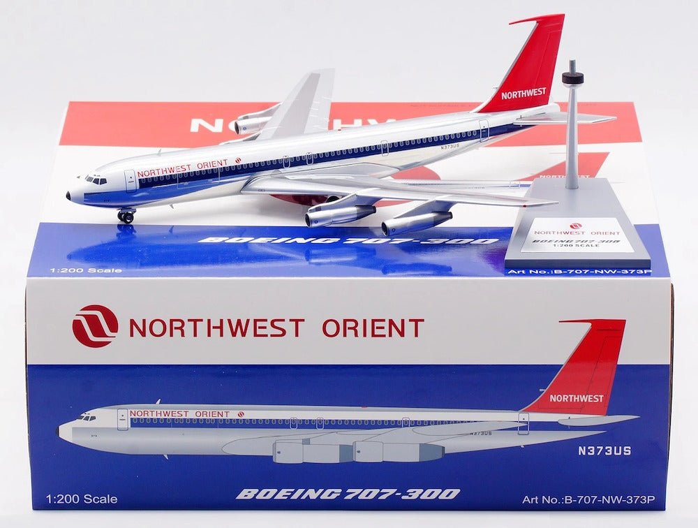 Northwest Orient Airlines/ Boeing B707-300 / N373US / B-707-NW-373P / 1:200 elaviadormodels