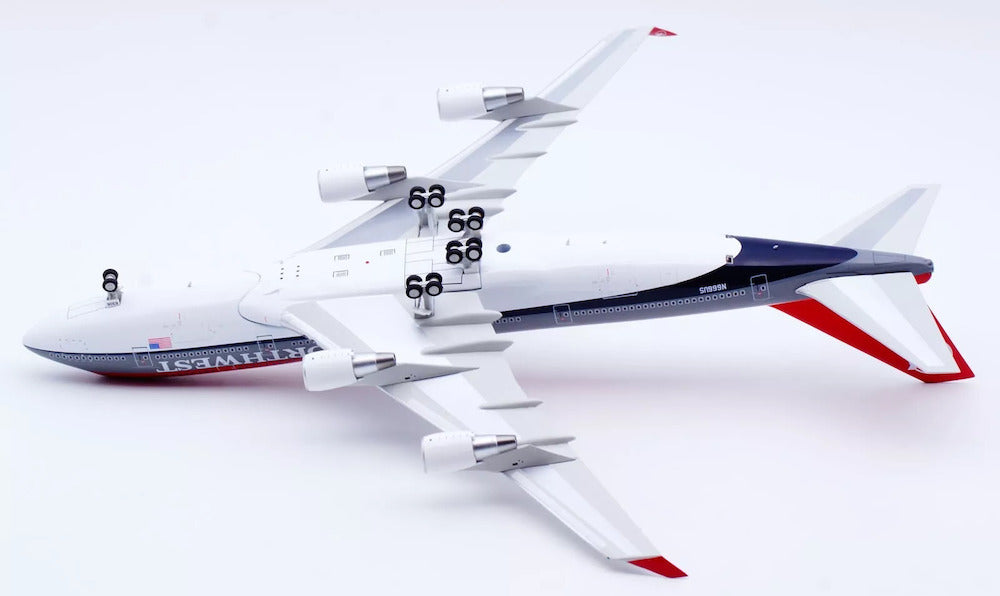 Northwest Airlines / Boeing 747-400 / N666US / B-744-666 / elaviadormodels