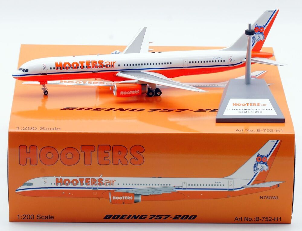 Hooters Air / Boeing B757-200 / N750WL / B-752-H1 / elaviadormodels