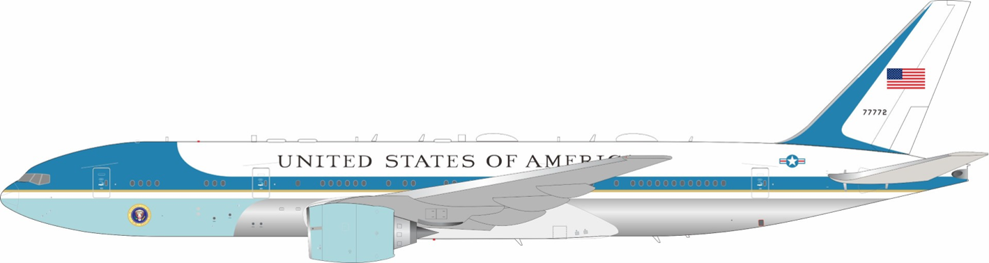 United States Air Force / Boeing 777-200 / B-772-USAF-772 / 1:200 elaviadormodels
