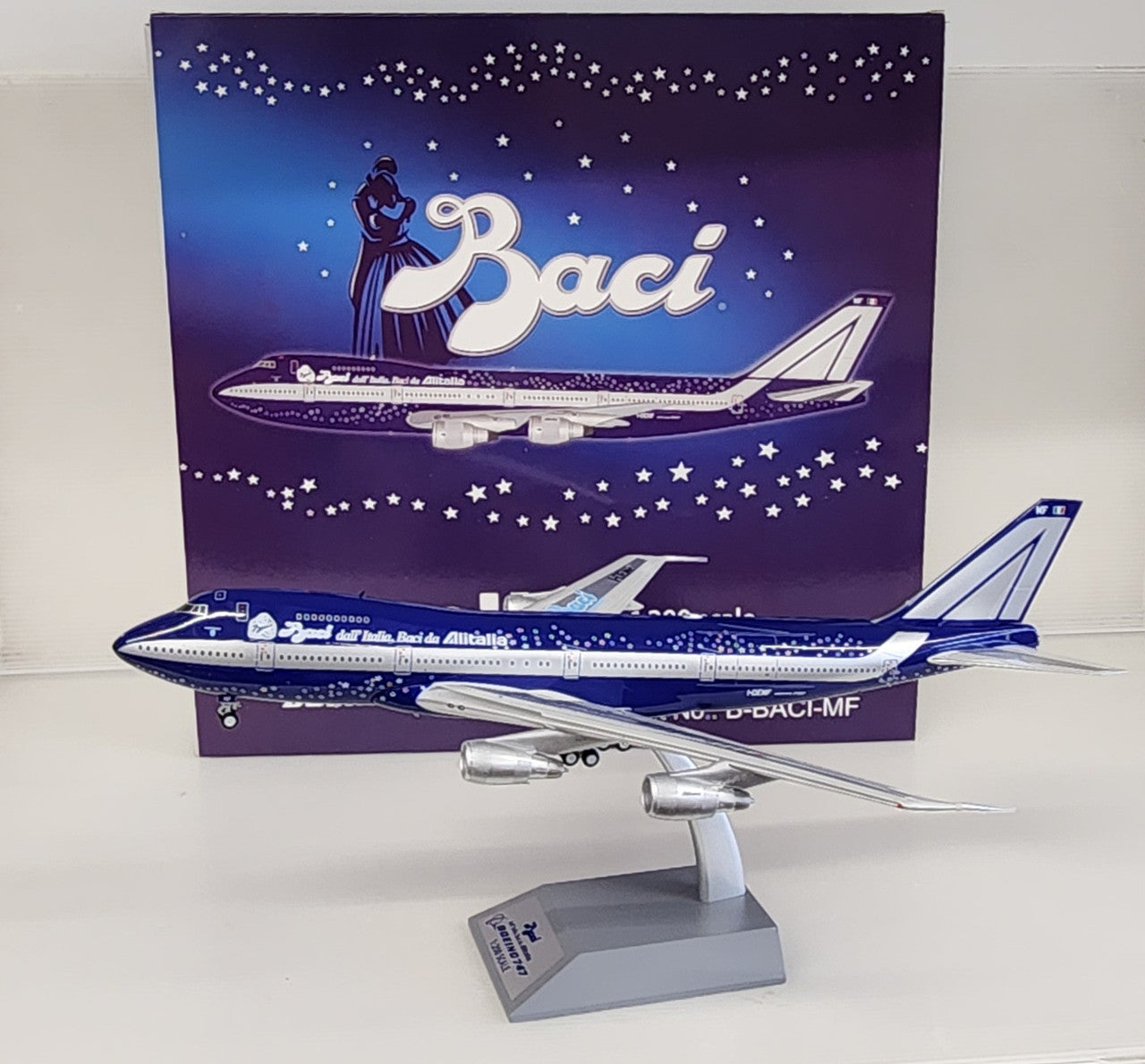 Alitalia / Boeing 747-200BM /  I-DEMF BACI / B-BACI-MF / elaviadormodels