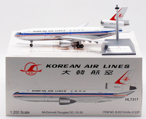 Korean Air Lines / McDonnell Douglas DC-10-30 / HL7317 / B-DC10-KAL-0122P / 1:200 elaviadormodels