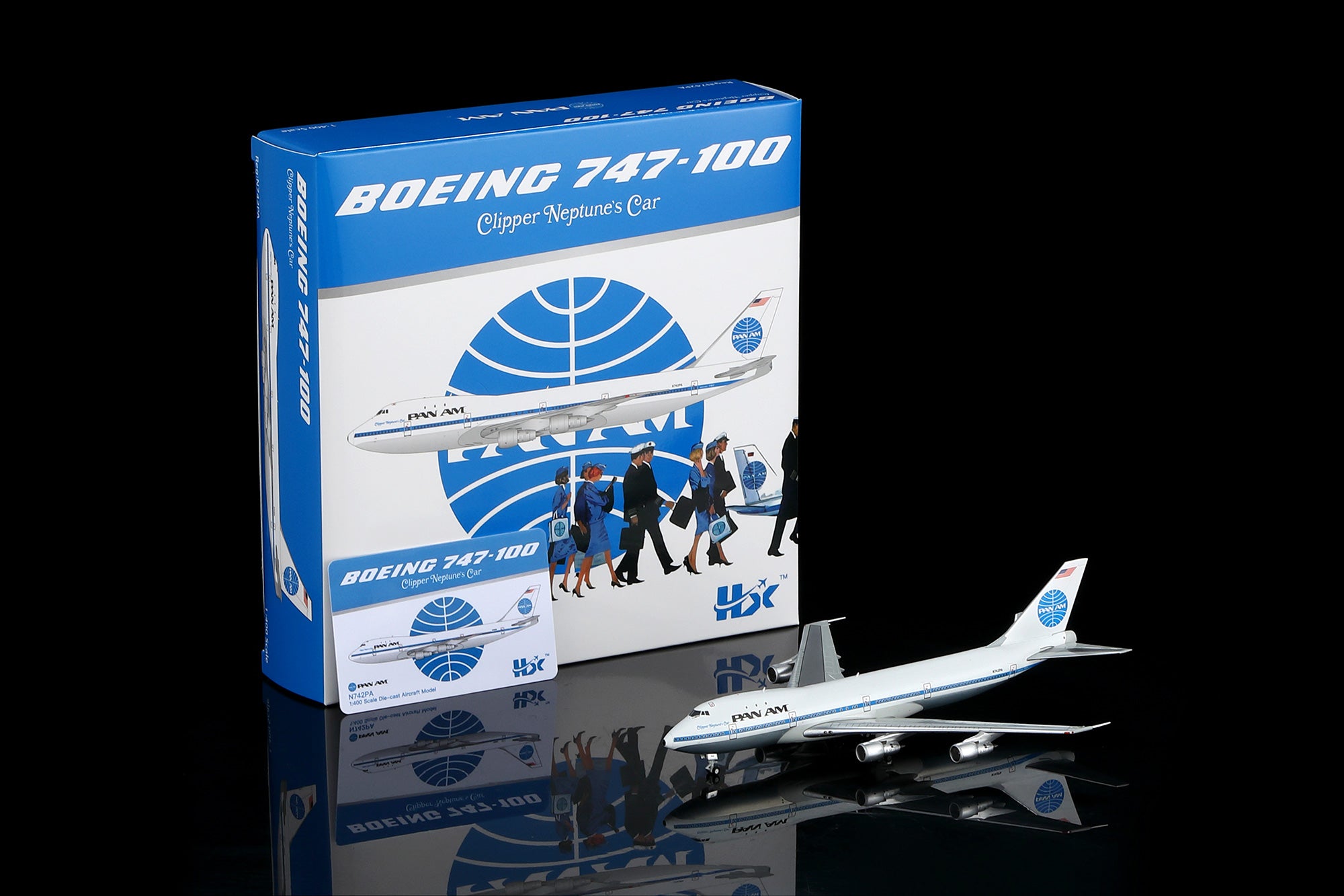 Pan Am / Boeing 747-100 / N742PA / B551411P / 1:400