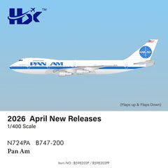 Pan Am / Boeing 747-200 / N724PA / B598202PF / 1:400