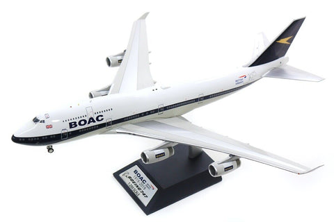 BOAC - British Airways  / Boeing B747-400 / G-BYGC / BA100 / 1:200 elaviadormodels