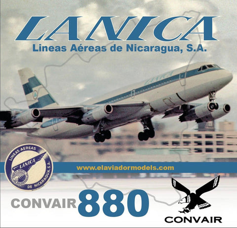 LANICA / Convair 880-22-1 / AN-BIB / EAVBIB / 1:200 elaviadormodels