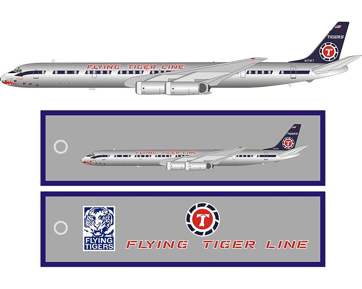 Flying Tiger Line / Douglas DC-8-63F / N779FT / IF863FTSM-P / 1:200 elaviadormodels