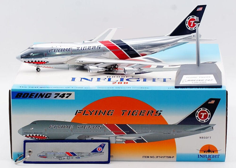 Flying Tigers / Boeing 747-100 / N800FT / IF741FTSM-P / 1:200 elaviadormodels