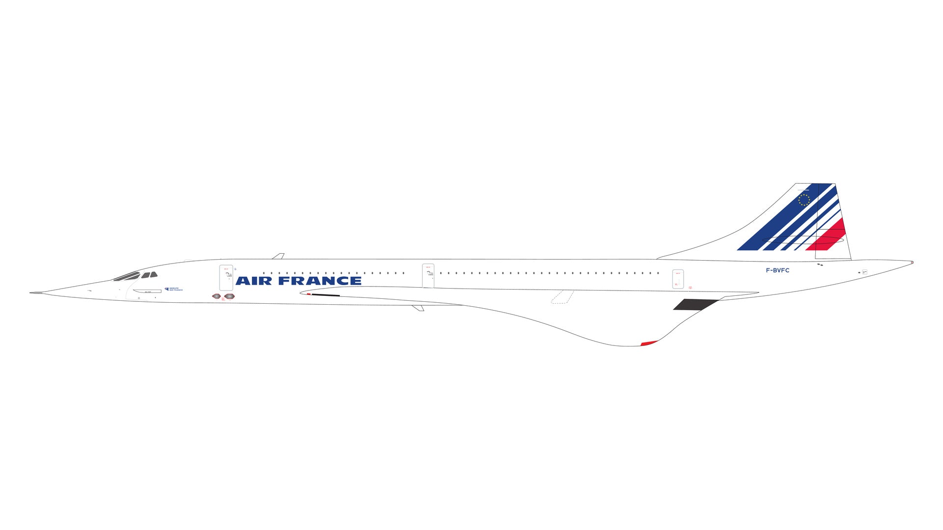 Air France / Aerospatiale Concorde / F-BVFC / G2AFR1525 / 1:200 elaviadormodels