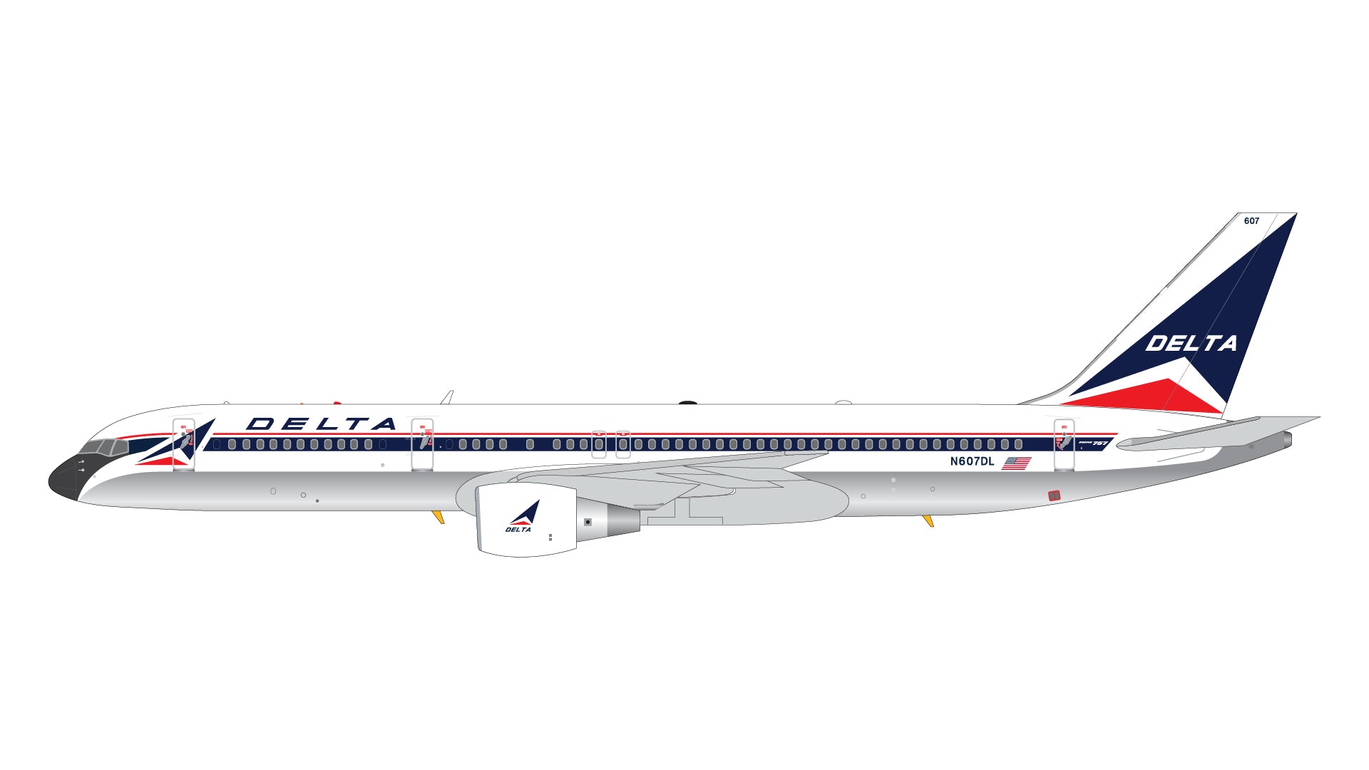 Delta Air Lines / B757-200 / N607DL / G2DAL1263 / 1:200 elaviadormodels