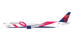 Delta Air Lines ("BCRF" Red Ribbon Livery) / Boeing 767-400ER (Flaps Up) / N845MH / G2DAL1446 / 1:200 elaviadormodels
