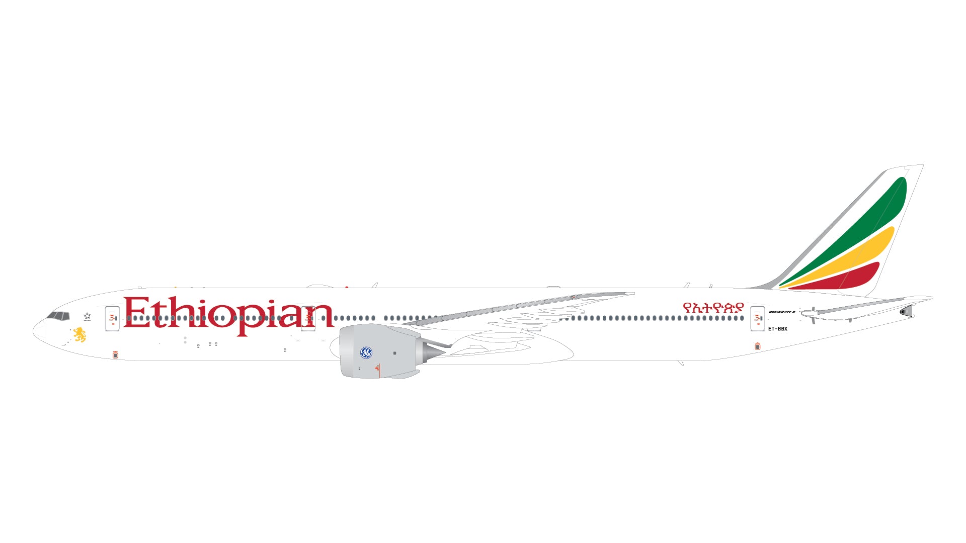 Ethiopian Airlines / Boeing 777-9 / ET-BBX / G2ETH1324 / 1:200 elaviadormodels