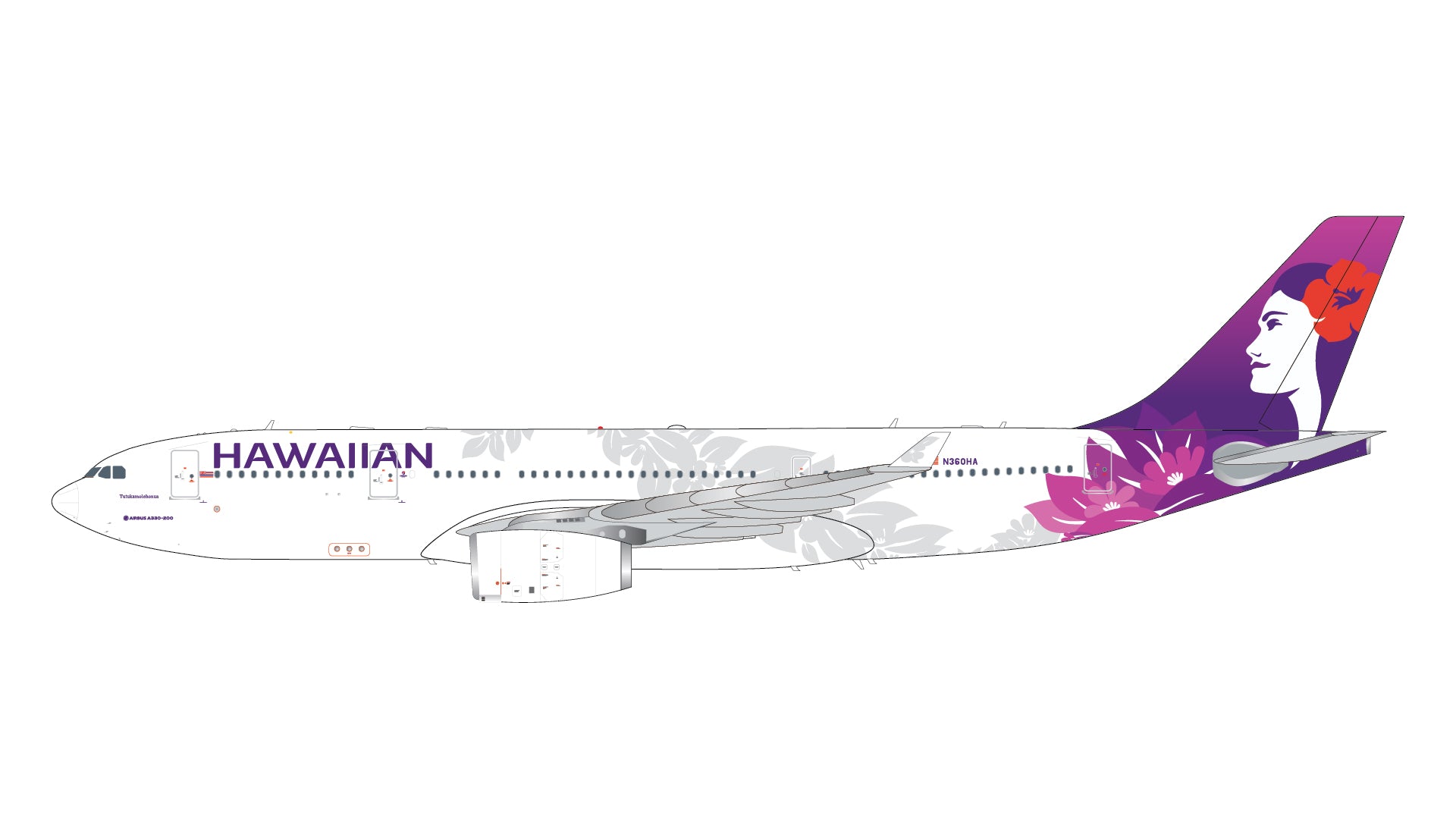 Hawaiian Airlines / Airbus A330-200 / N360HA / GJHAL1504 / 1:200