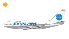 Pan American World Airways (Pan Am) "Billboard titles" Flaps down / Boeing 747SP / N531PA / G2PAA1164F / 1:200 elaviadormodels