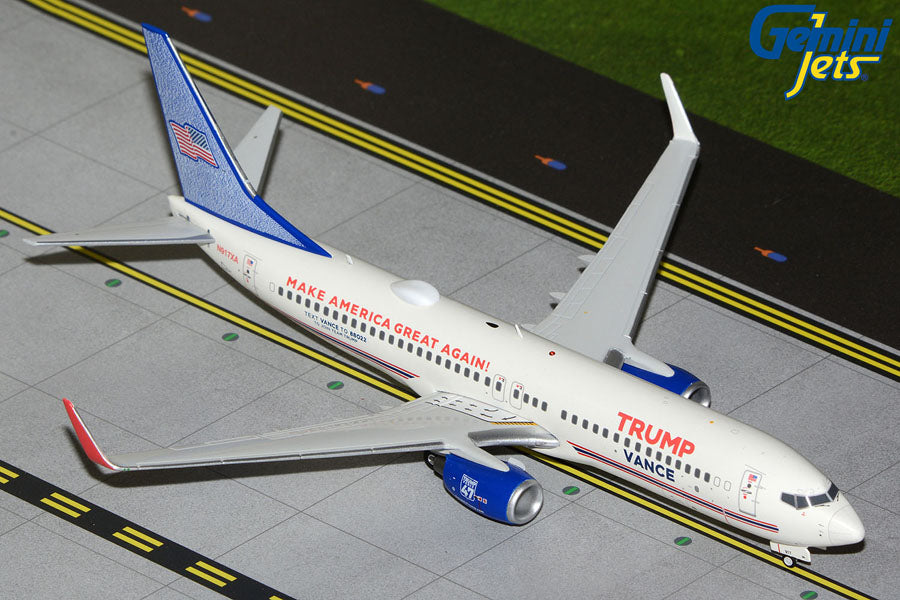 Trump-Vance Campaign / Boeing 737-800W / N917XA / G2TRU1372 / 1:200 elaviadormodels