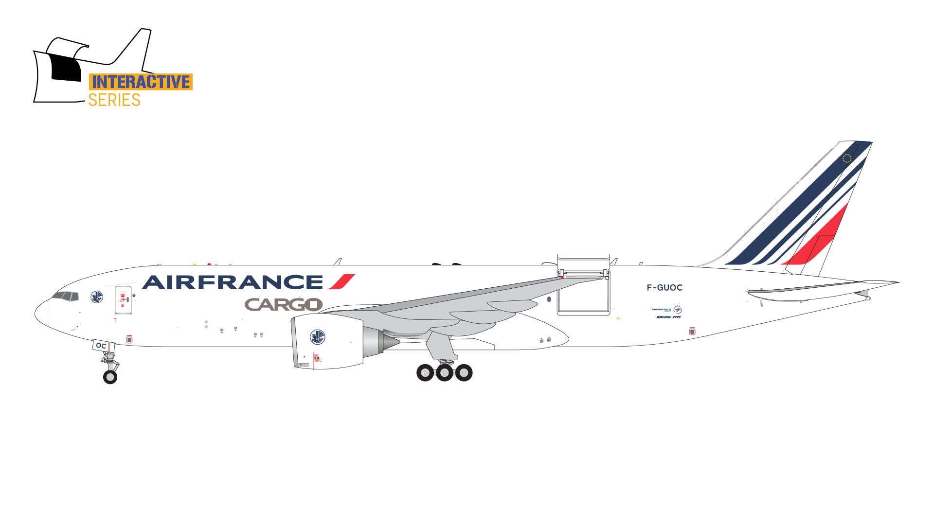 Air France Cargo / Boeing B777-200LRF / F-GUOC / GJAFR2148 / 1:400