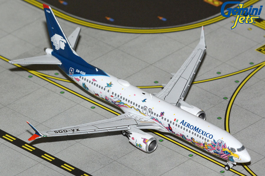 Aeromexico (Kukulcán Livery) / Boeing B737 MAX 9 / XA-GQS / GJAMX2316 / 1:400 elaviadormodels